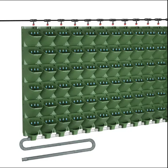 Jardinières murales en plastique pour jardin vertical