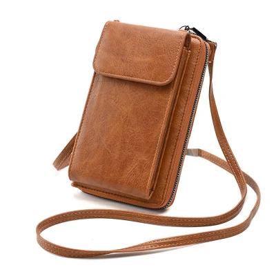 Petits sacs à bandoulière dame portefeuille de téléphone portable mode portefeuille en cuir pour femmes sac à main sacs de téléphone portable